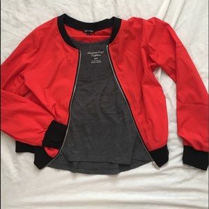 red bomber jacket🍄💥